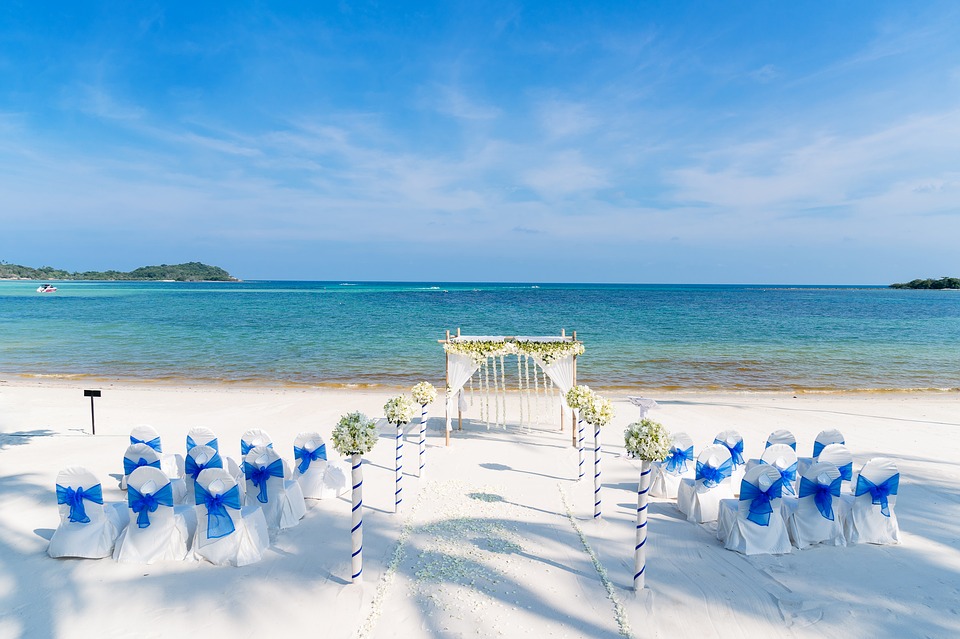 Wedding venue by the ocean