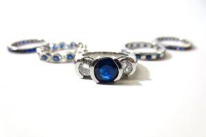 Sapphire wedding rings