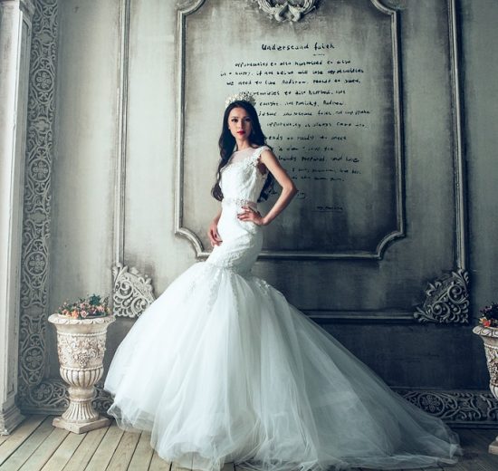 Mermaid or trumpet wedding dress