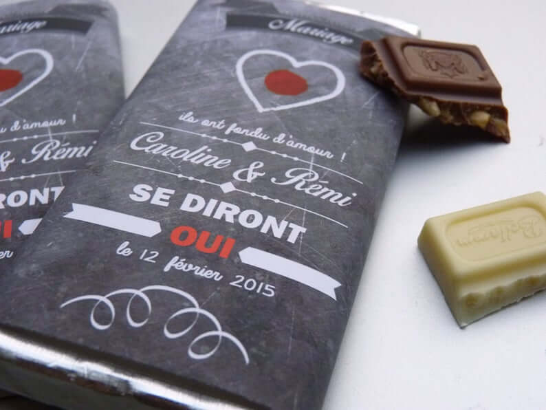 save the date chocolates