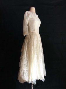 1950s vintage wedding dress