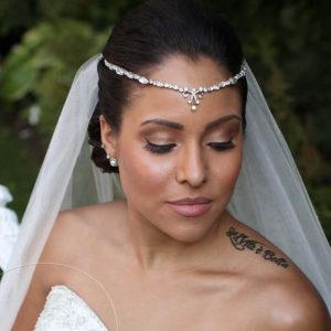 Bridal forehead band