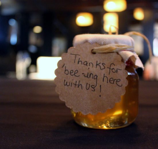 Mason jar for wedding favors