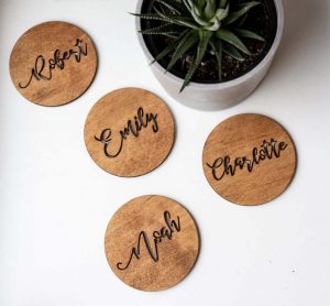 Personalized coasters