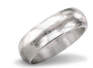 platinum patina on a ring