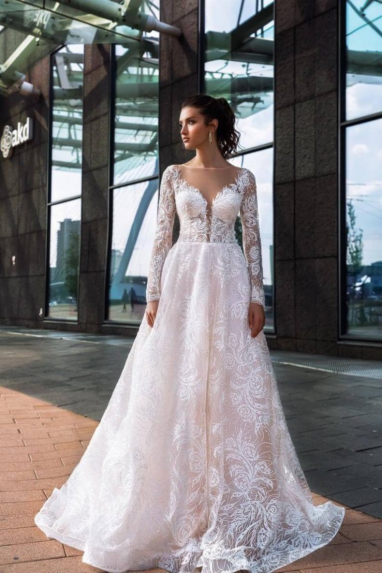 Illusion Wedding Dresses From Daring To Demure Ideas Wedding Knowhow