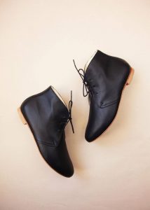 Flat-ankle boots for wedding