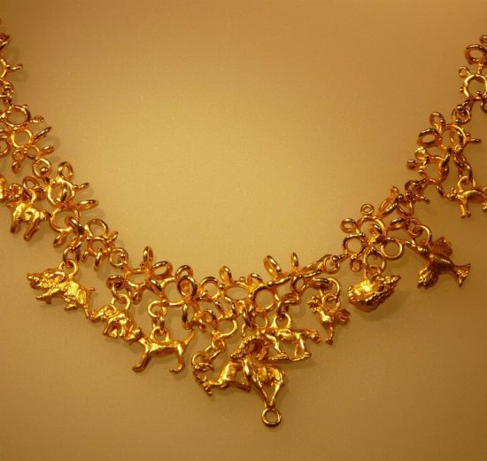 Gold vermeil necklace