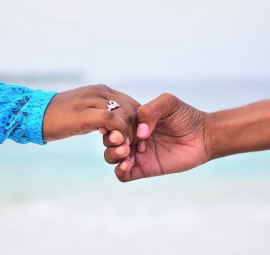 Couple holding hand