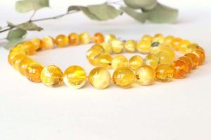 Amber necklace and bracelet