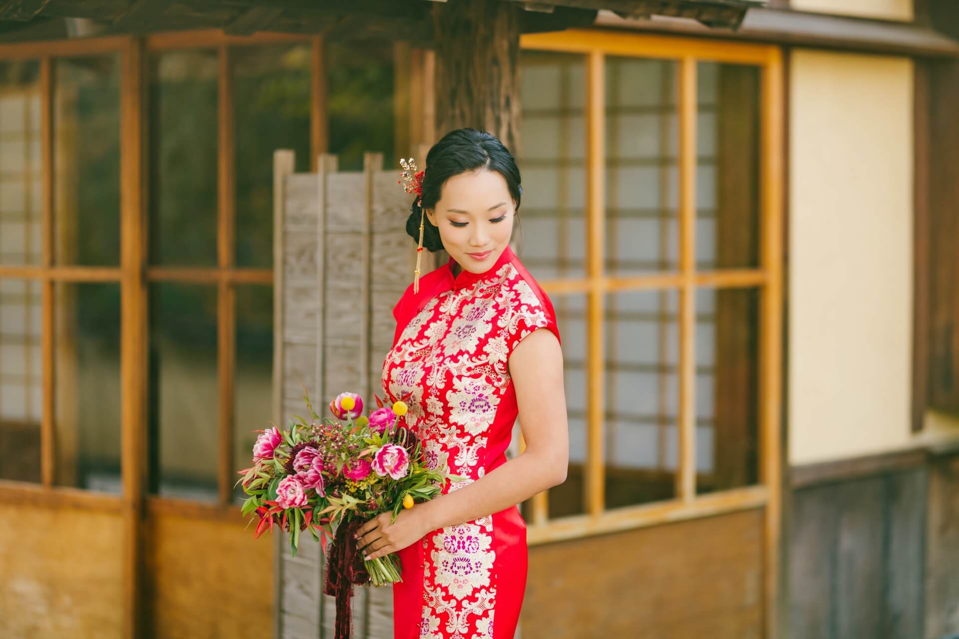 Chinese cheongsam dress