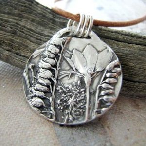 Fine silver pendant