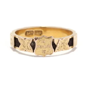 victorian antique memorial ring