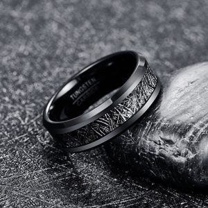 Meteorite Wedding Band