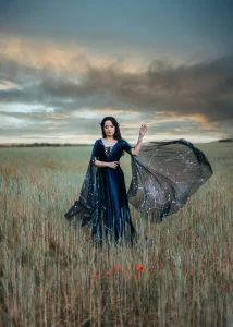 Gothic Medieval Wedding Dress