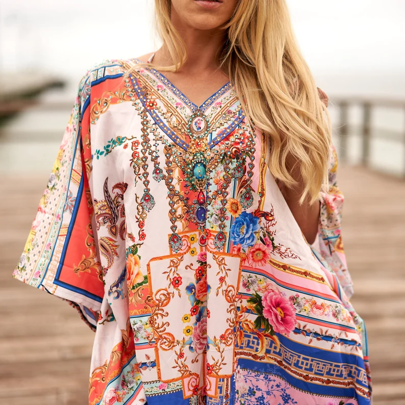Long Caftan Beach Dress
