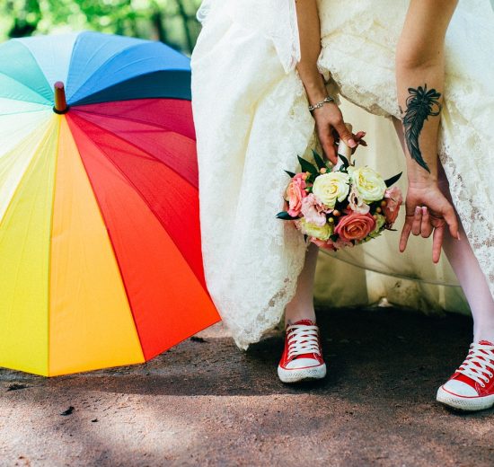 wedding sneakers for brides