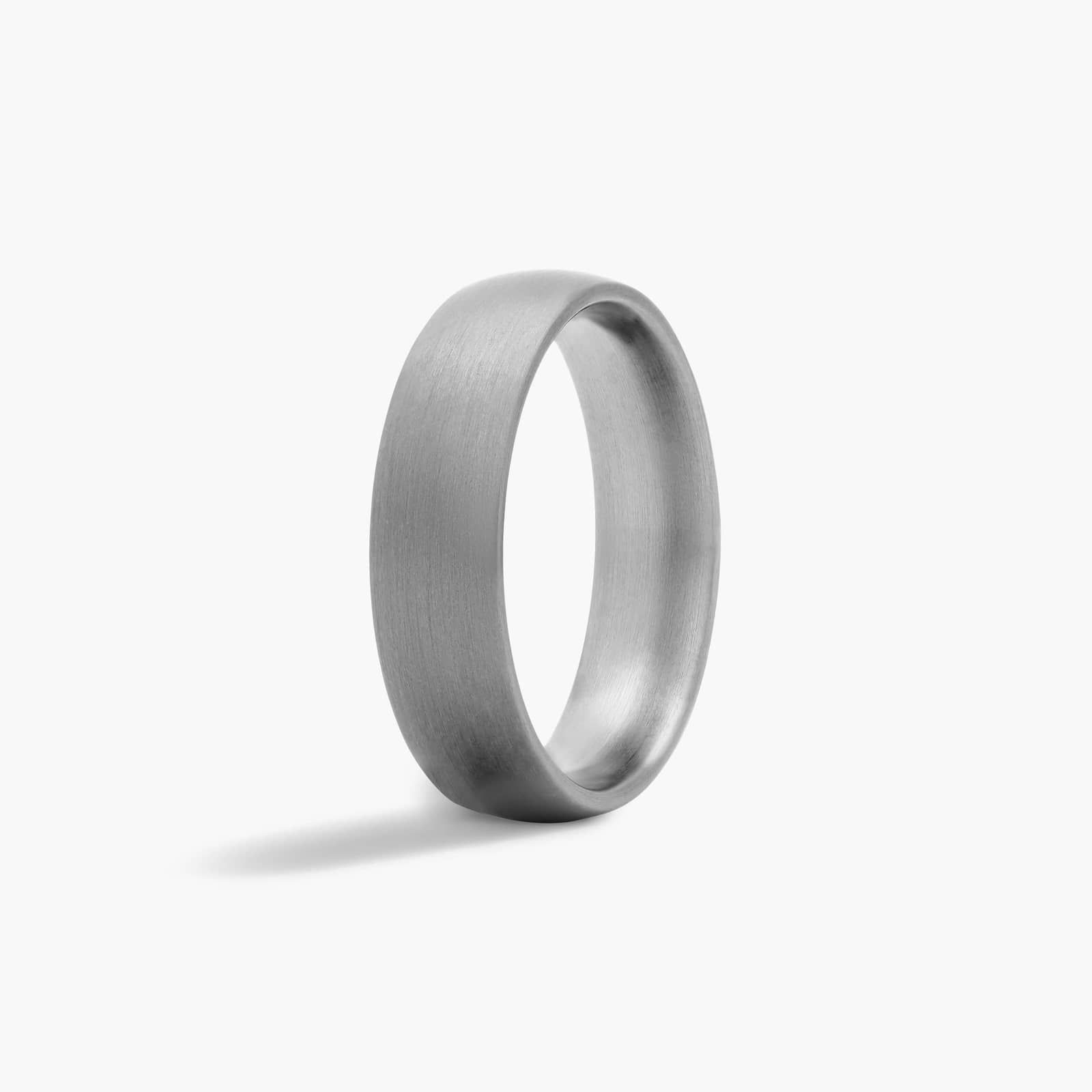 tantalum satin finished ring